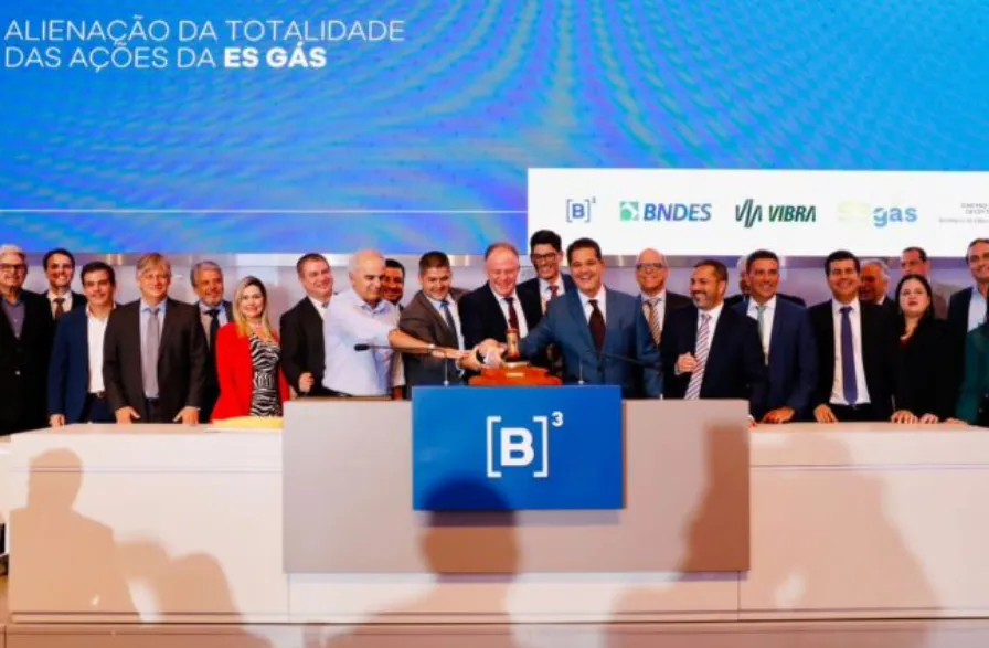 Realizado o leilão de alienação das ações da ES Gás